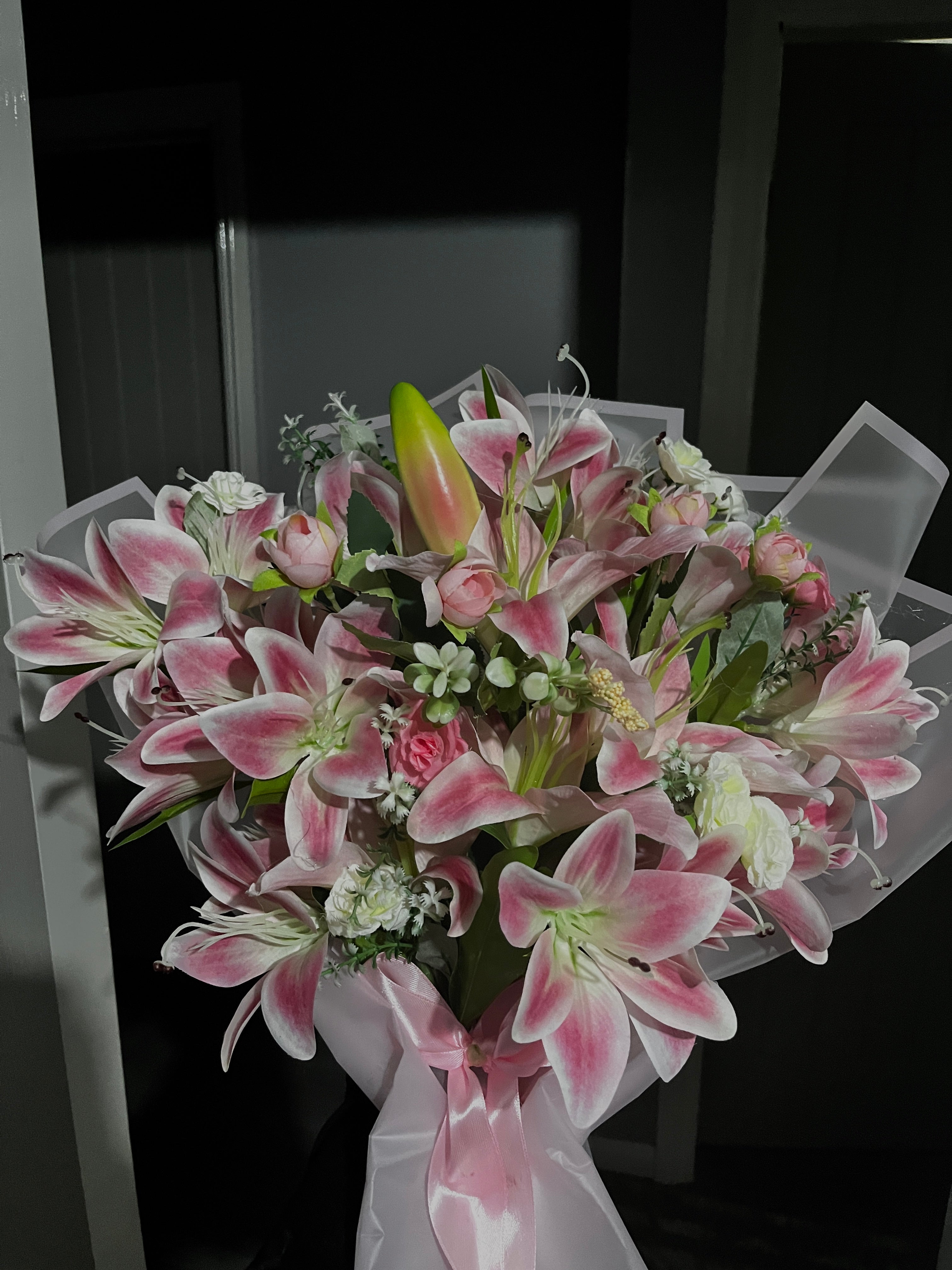 Pink Lillies Bouquet