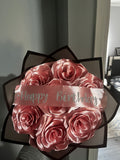 Pink Happy Birthday Themed Bouquet