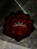 Red Silk Roses Bouquet