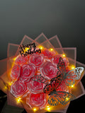 Pink Bouquet w Lights